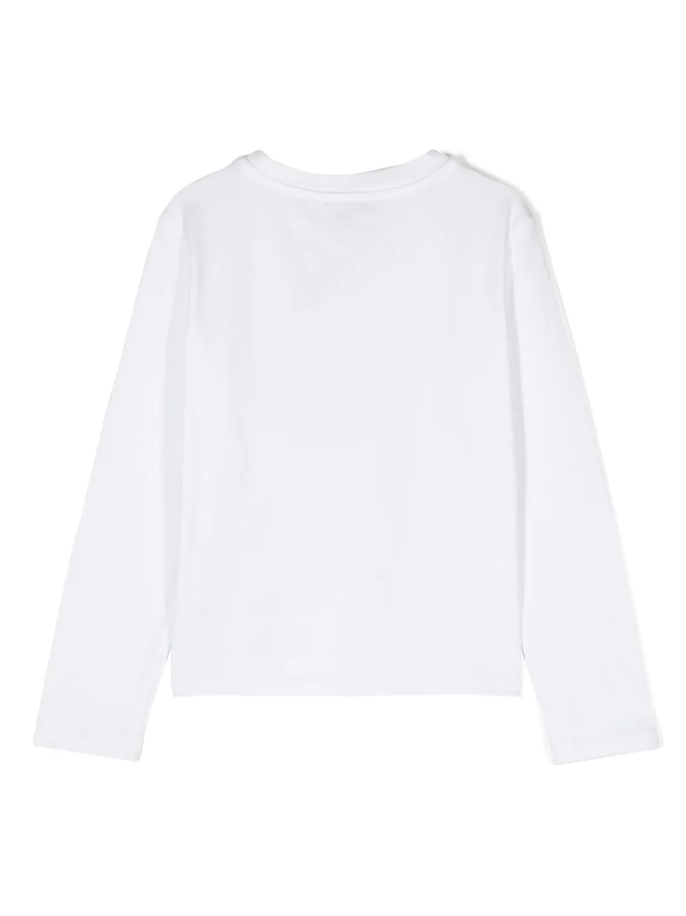 Футболка из джерси со стразами TWINSET Kids, белый — фото 2