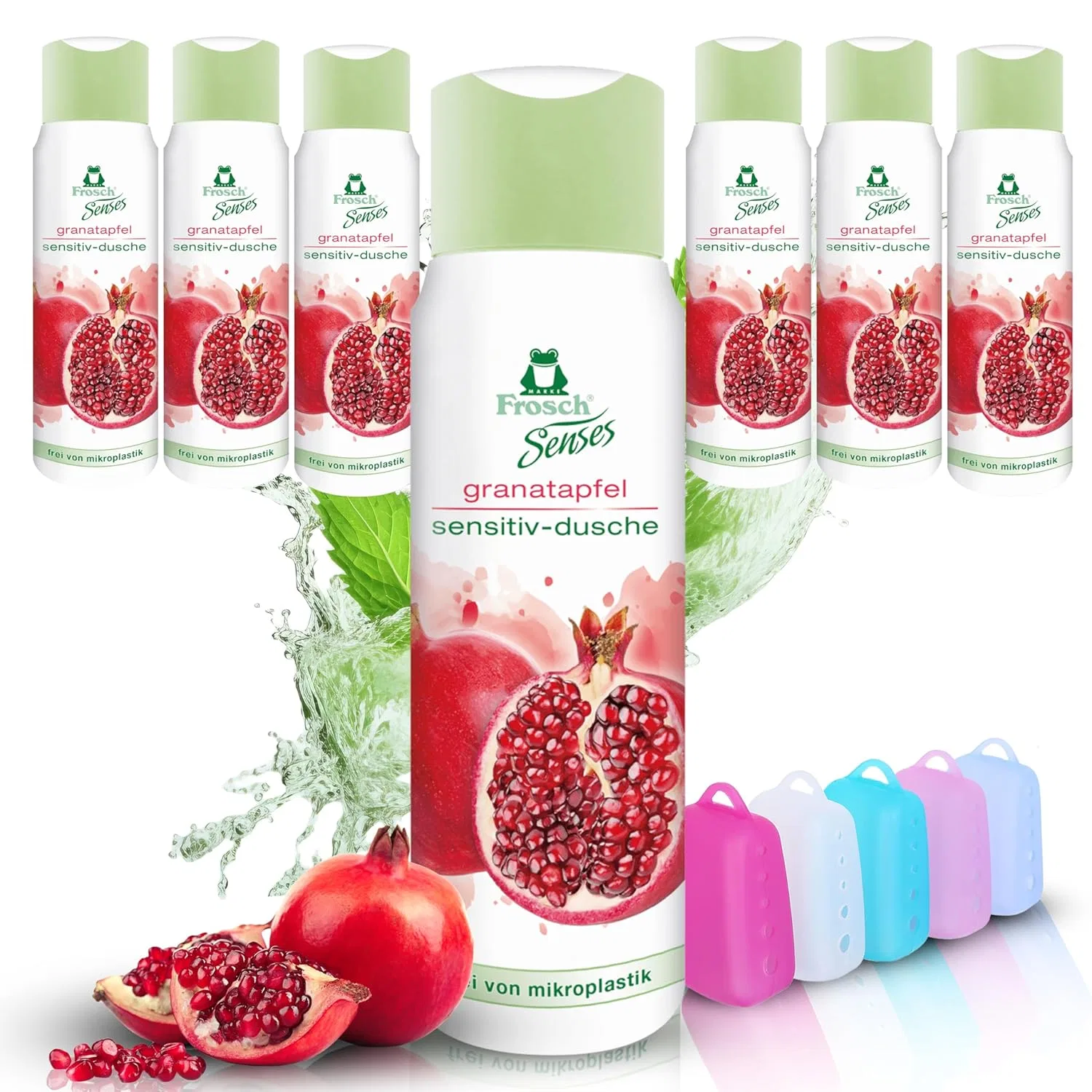 Гель для душа Frosch Senses Pomegranate Sensitive, 300 мл, 6 шт. Celexqua