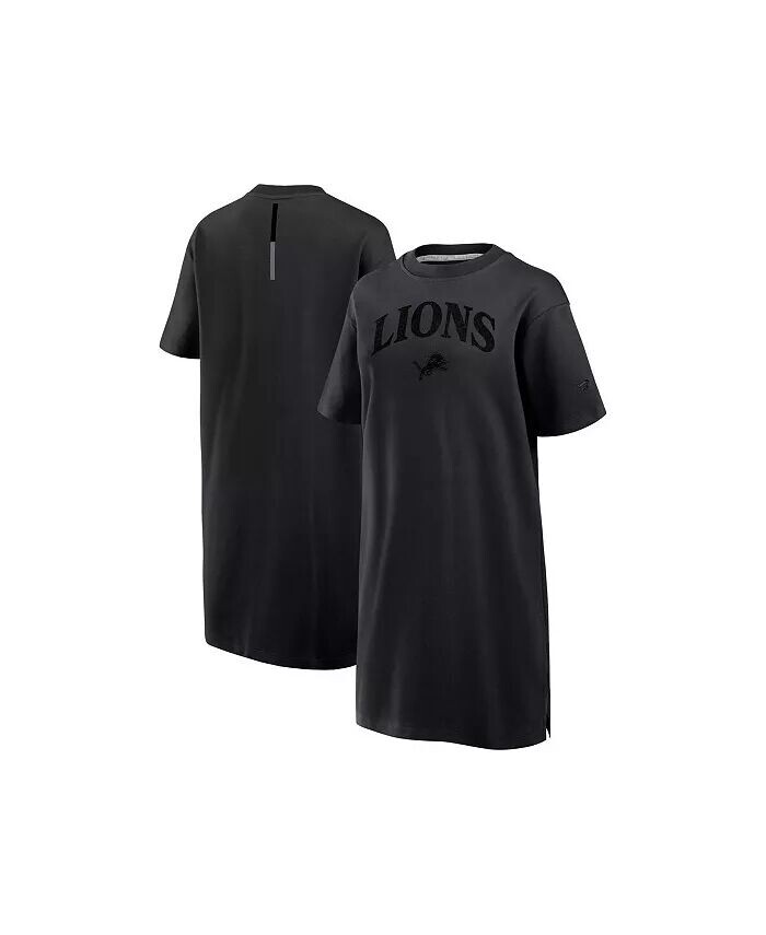 

Женское черное платье Detroit Lions Elements Go Tri-Blend Fanatics