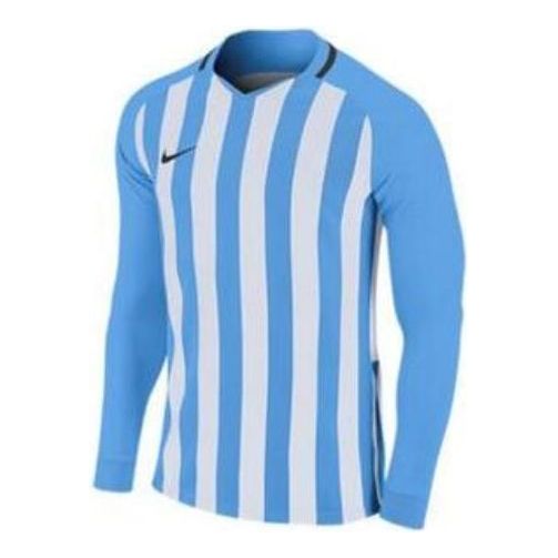 

Футболка Nike stripe round collar shirt 'Sky Blue' AO2455-412