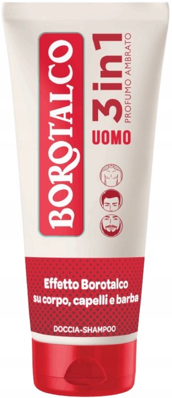 

BOROTALCO 3 в 1 Мужской гель для душа Profumo Ambrato 200 мл