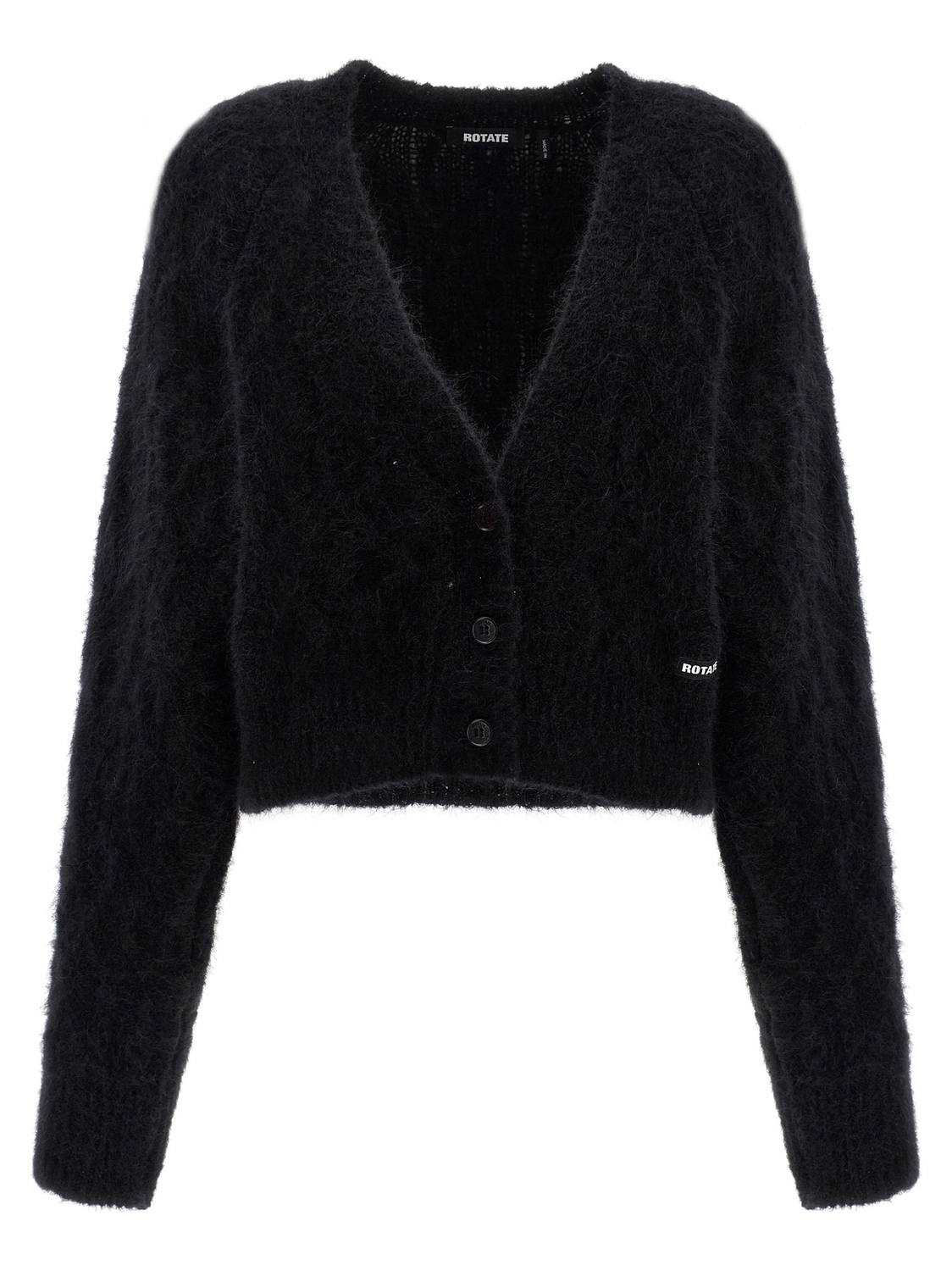 

Кардиган 'Flufy Knit' ROTATE BIRGER CHRISTENSEN, черный