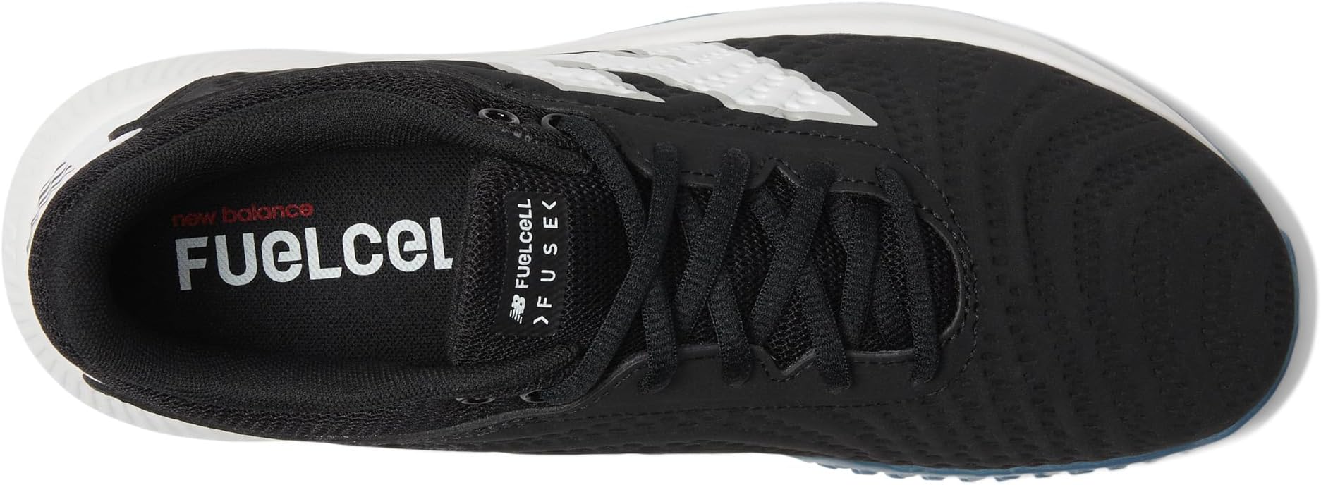 Кроссовки New Balance FuelCell FUSE v4 Turf Trainer Softball Cleats, Black/Optic White — фото 2