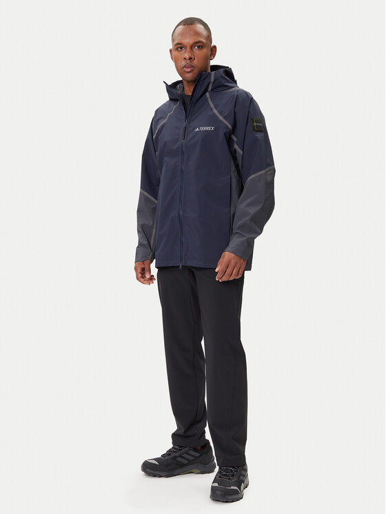 Дождевик loose fit Nat Geo Climaproof KC2343 Adidas, синий — фото 2