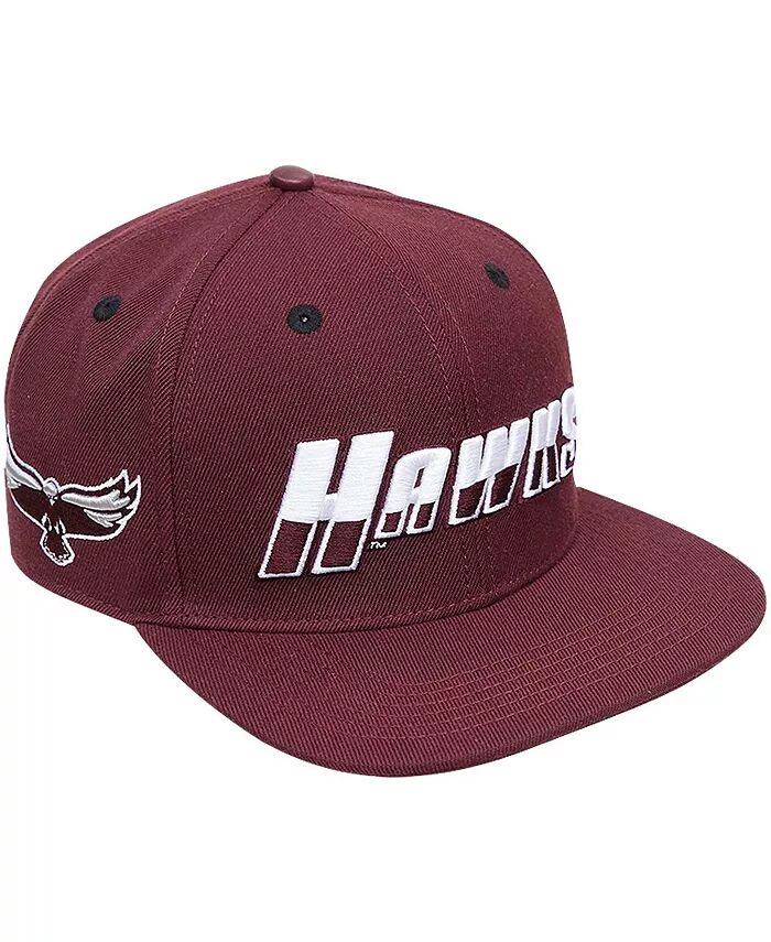 

Мужская бордовая кепка Snapback Maryland Eastern Shore Hawks Evergreen Hawks Pro Standard, красный