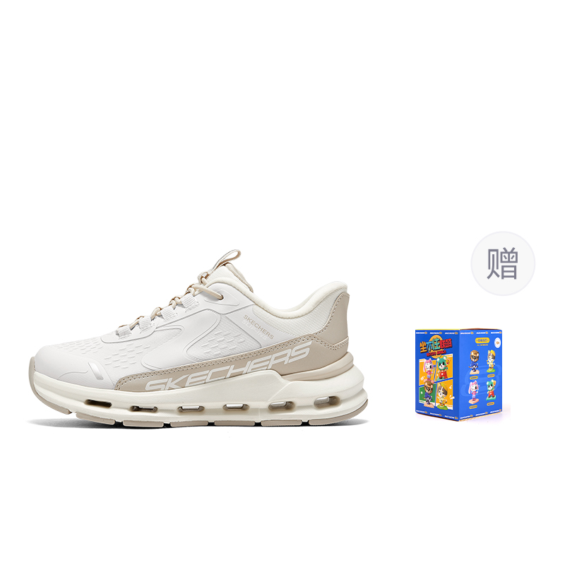 

Кроссовки низкие беговые Mesh Slip Resistant, Abrasion Resistant, Lightweight Cushioning Natural Kids' Skechers Kids, natural+animal ornaments mystery box (comes with)