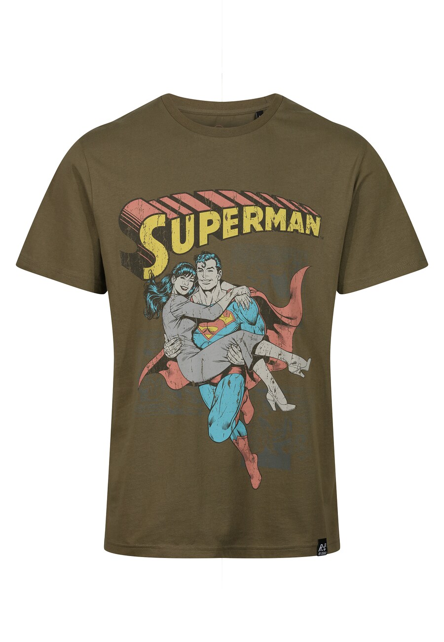 

Рубашка Recovered Superman Comic Graphic, коричневый