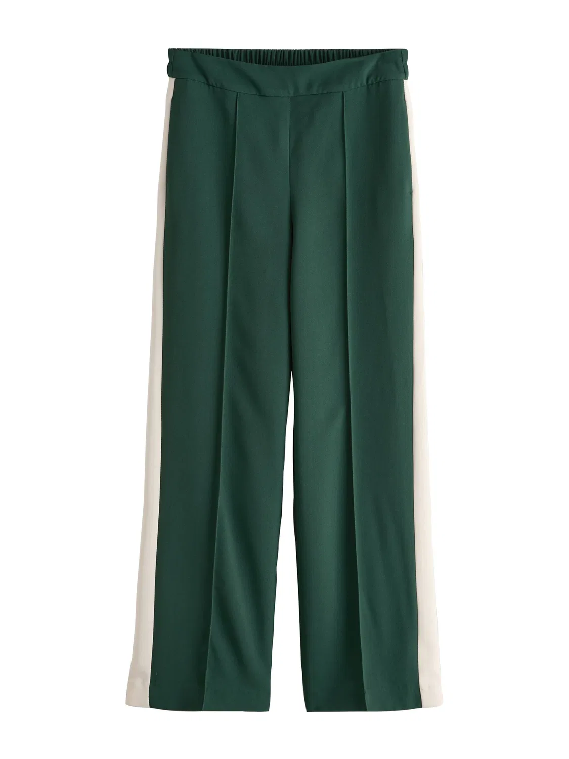 Широкие плиссированные брюки Next, Dark Green