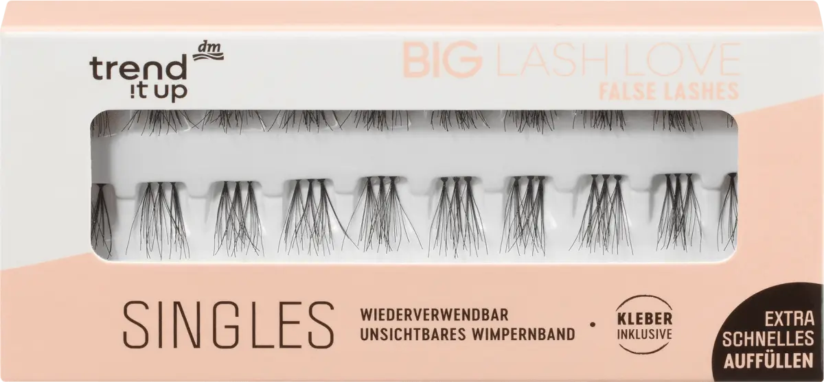 

Ресницы искусственные Big Lash Love Singles 1 шт. trend !t up