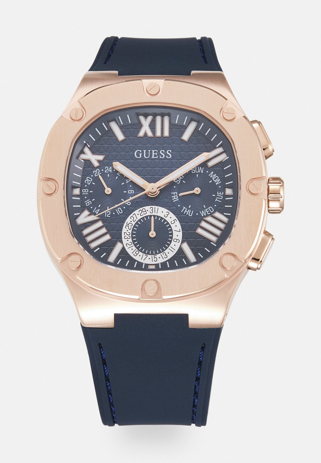 

Хронограф Headline Guess, цвет rose gold tone/navy gradient