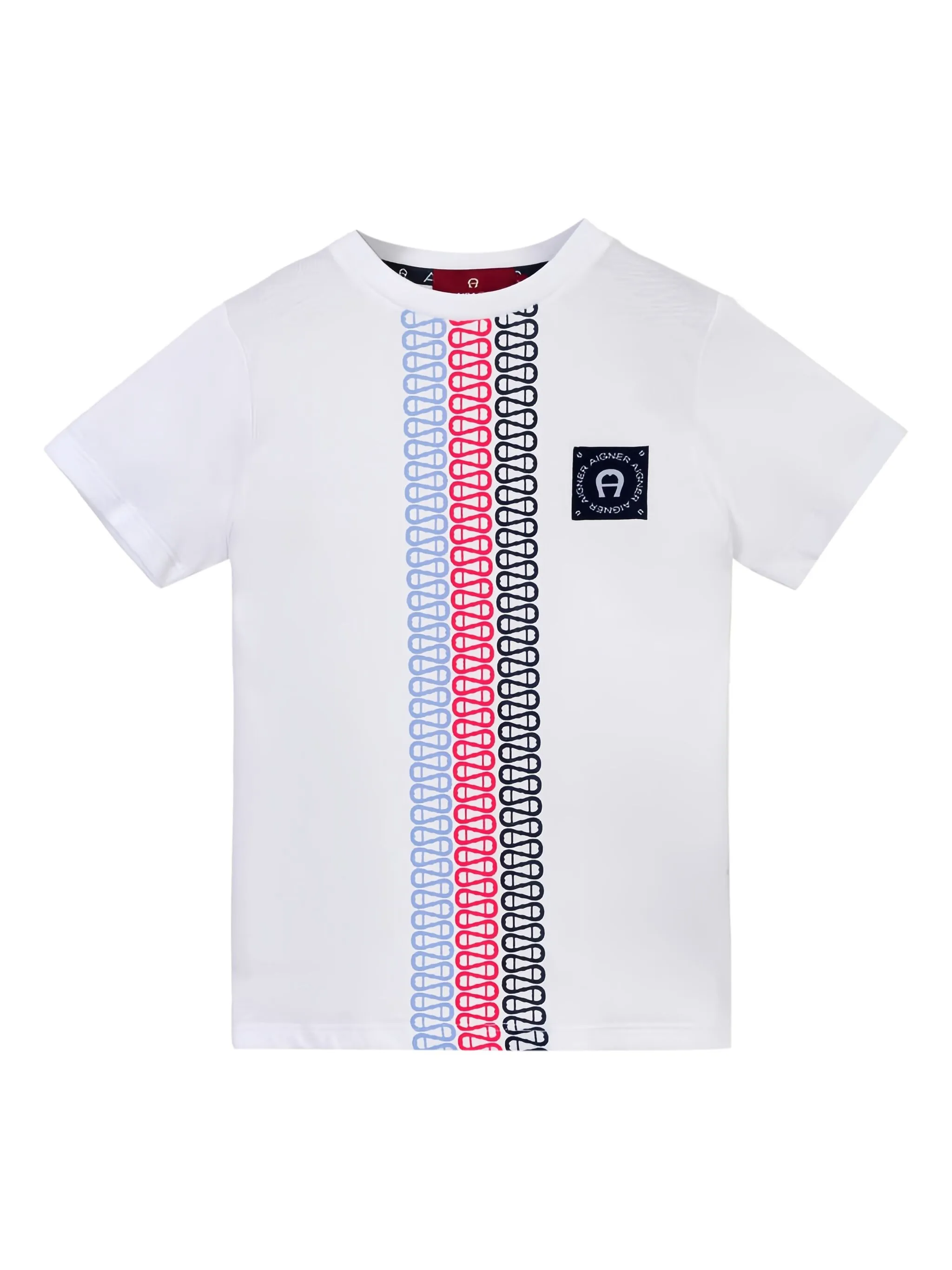 

Футболка с графичным принтом Aigner Kids, белый