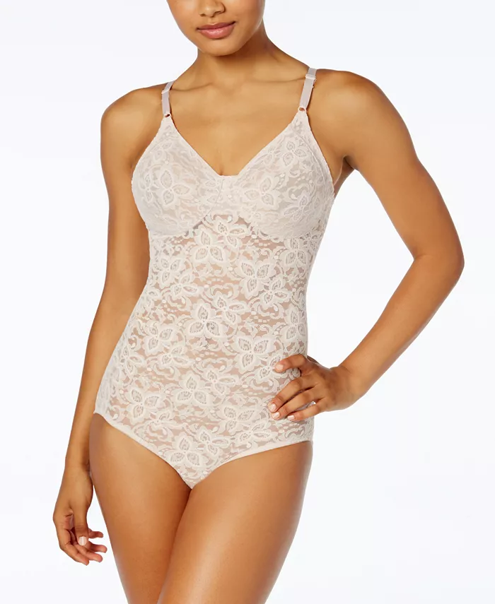 

Женский утягивающий корсет с кружевом Lace N Smooth для контроля живота DF8L10 Bali, коричневый/бежевый