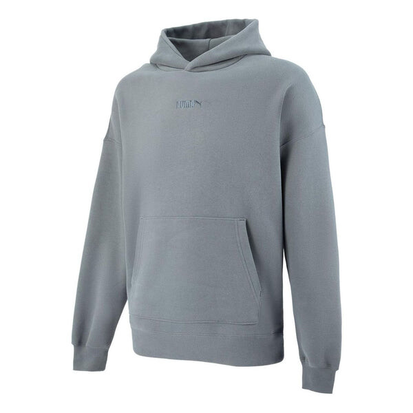 

Толстовка small logo hoodie 'grey' Puma, серый