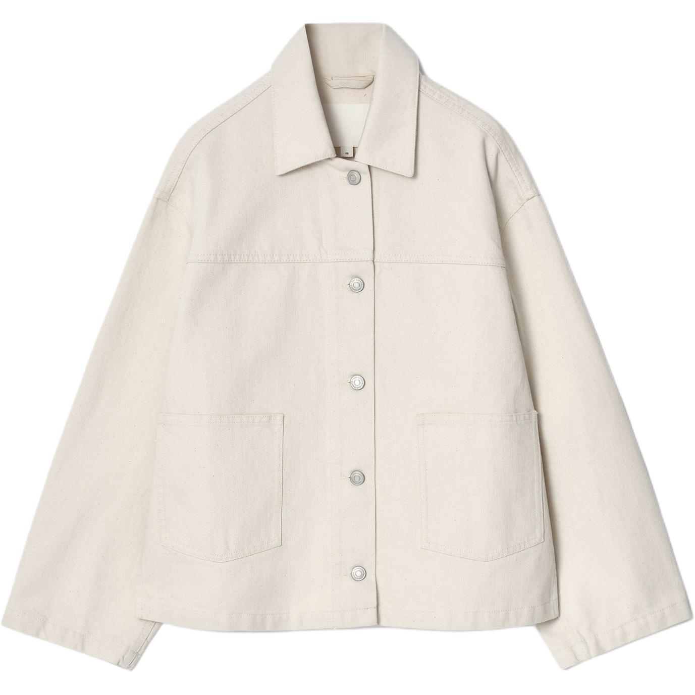 

COS Джинсовая куртка женская бежевая, Beige