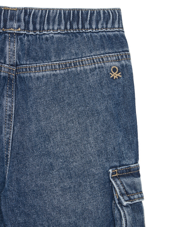 Джинсы straight fit 4KEHGF02N United Colors Of Benetton, синий — фото 3