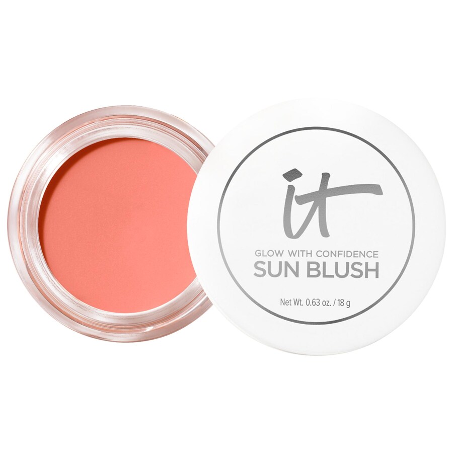 

Солнцезащитные румяна Glow with Confidence с гиалуроновой кислотой IT Cosmetics, 0.63 oz, Sun Blossom 20