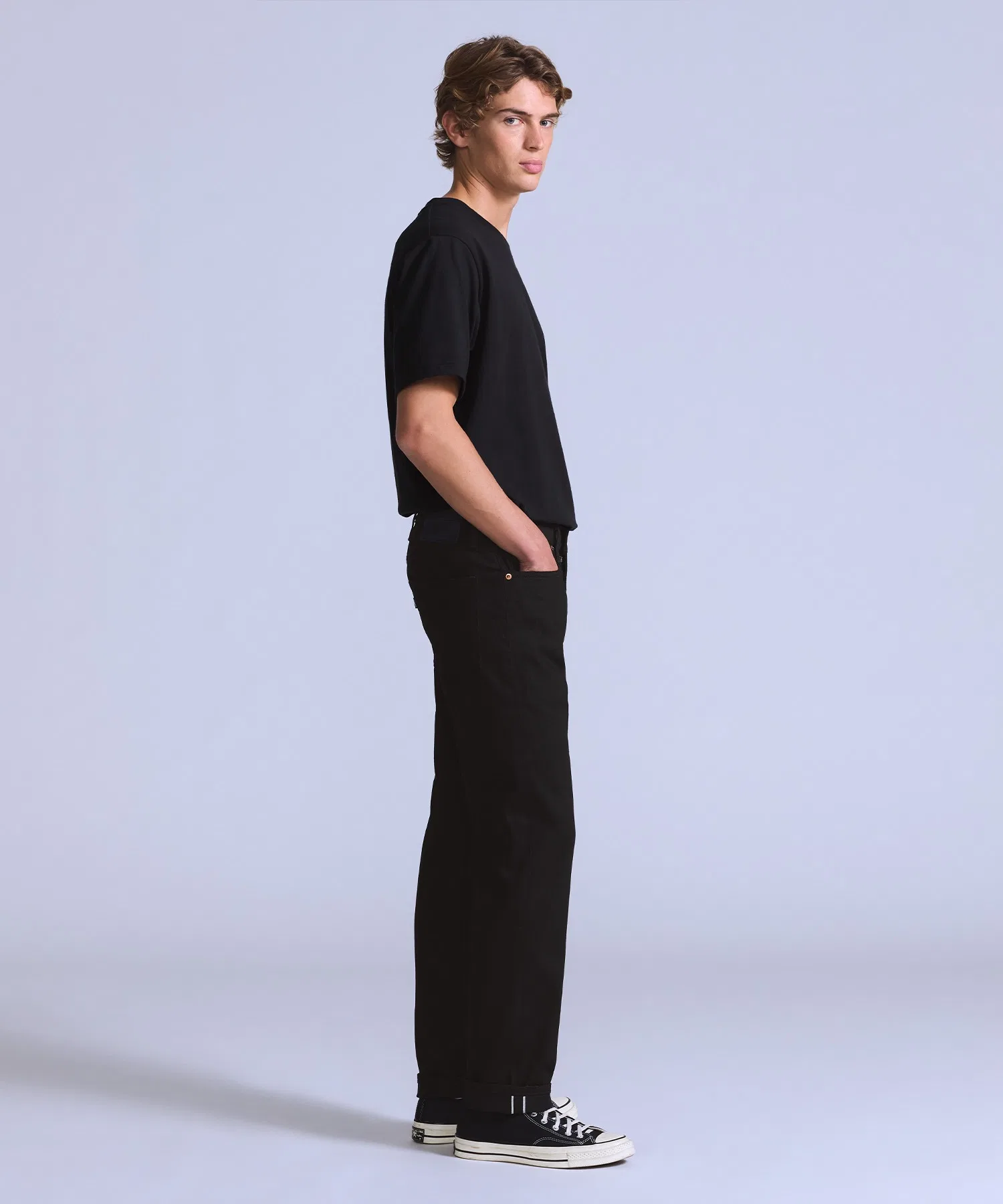 Джинсы Levi's BLUETAB™ 502™ зауженного кроя, черные — фото 3