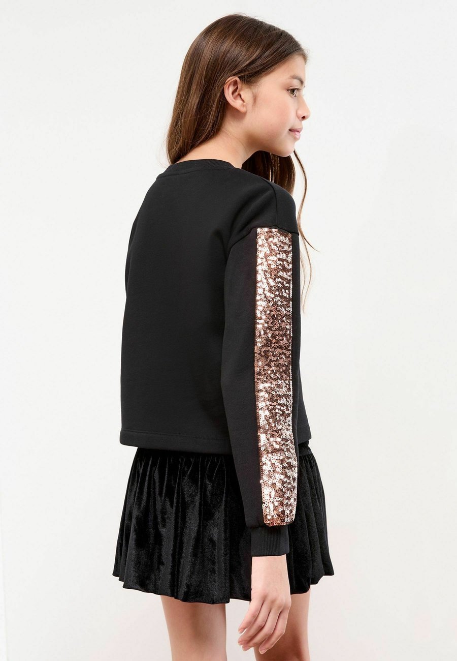Толстовка Lipsy LOOSE CREW NECK , Black Sparkle Season/Black — фото 2