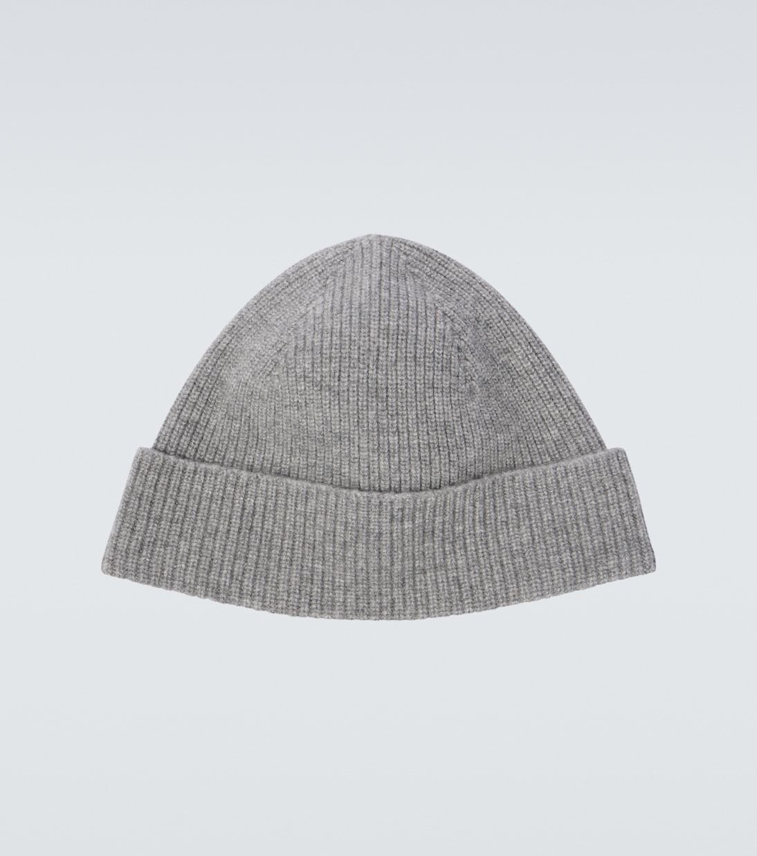 

Рельефная вязка кашемировая шапка-бини Zegna, Grey Melange