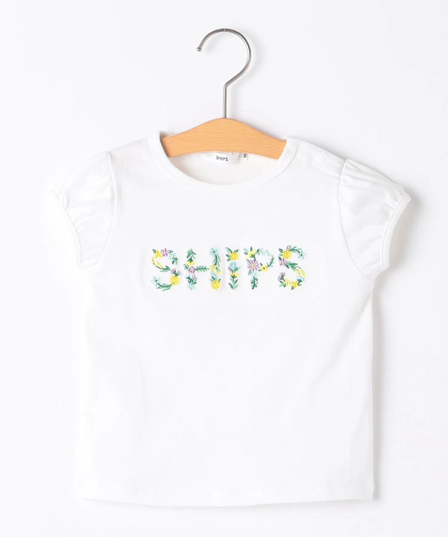 Детская футболка SHIPS KIDS с вышитым логотипом