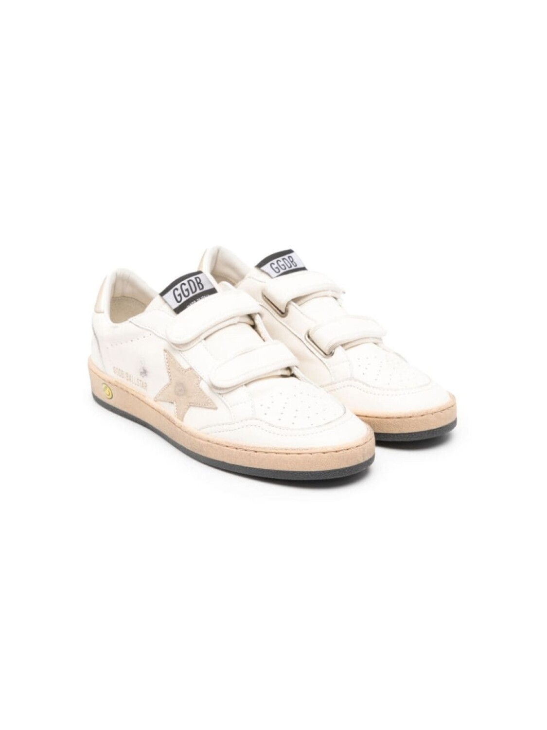 

Golden Goose Kids кеды Superstar с эффектом потертости, белый