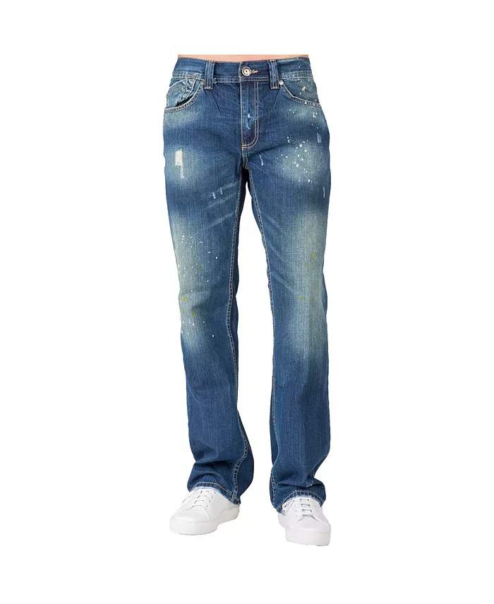 

Мужские джинсы Relaxed Straight Handcrafted Wash Premium Denim Signature Level 7, синий