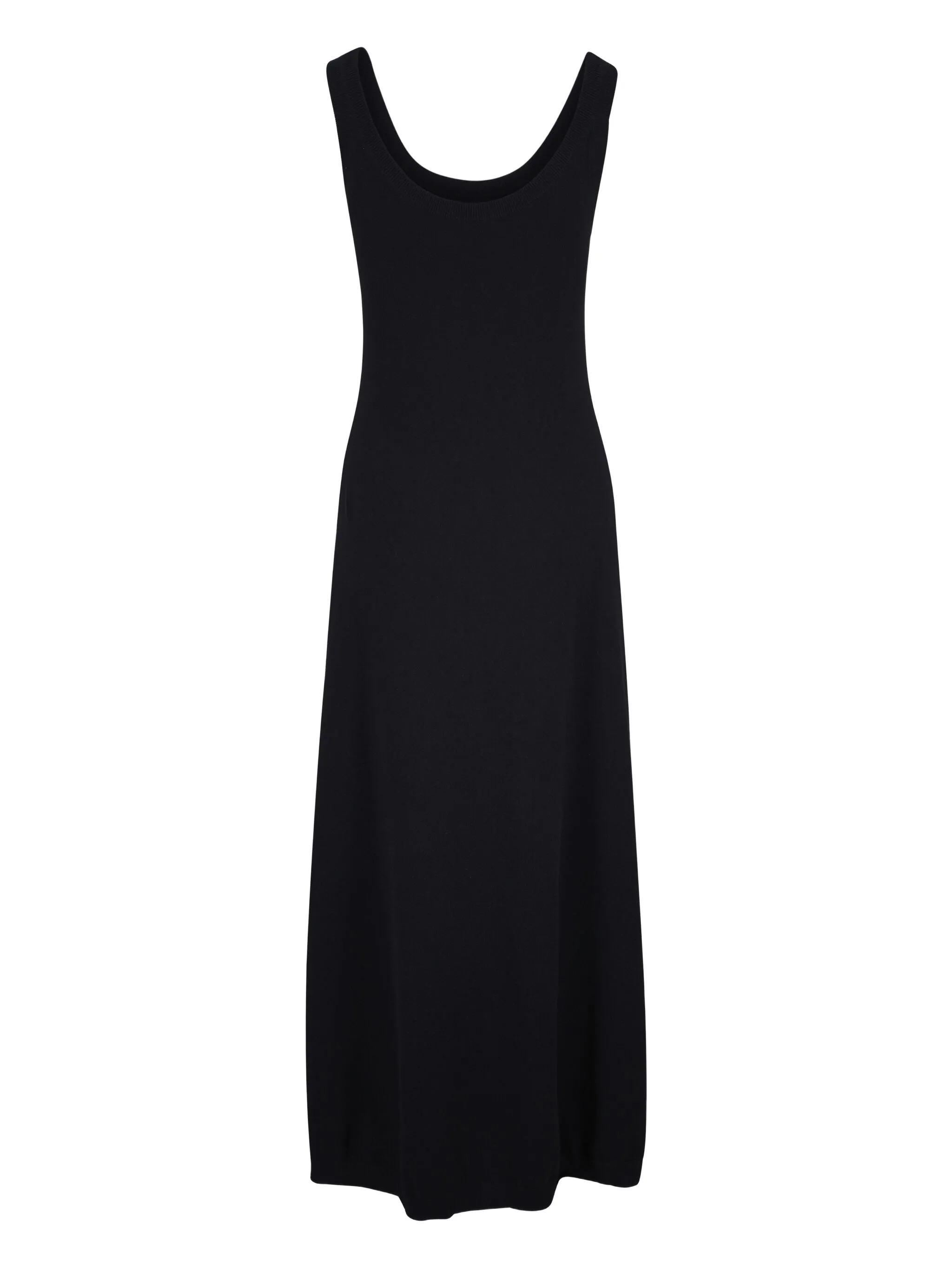 

Платье миди с U-образным вырезом Brunello Cucinelli, черный