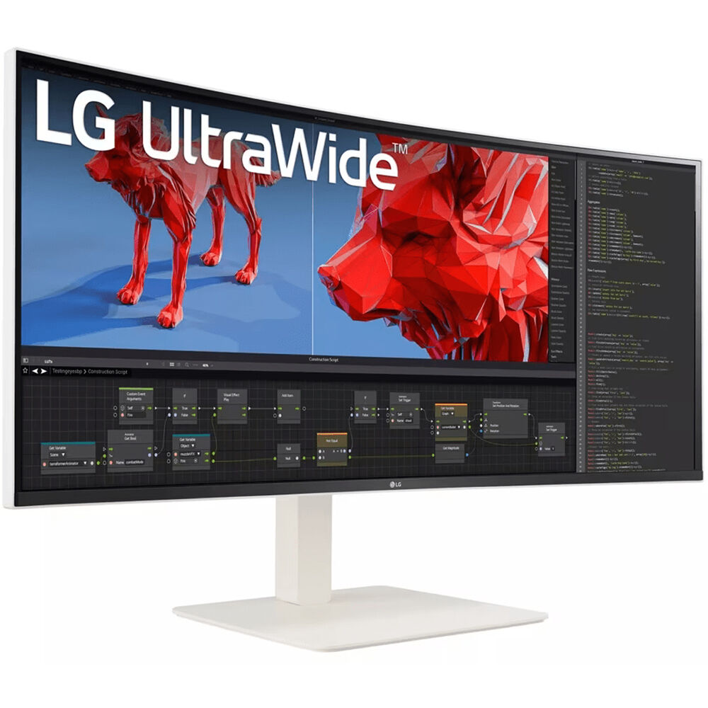 

LG 38BR85QC-W 37,5-дюймовый изогнутый сверхширокий монитор WQHD HDR 144 Гц (белый)