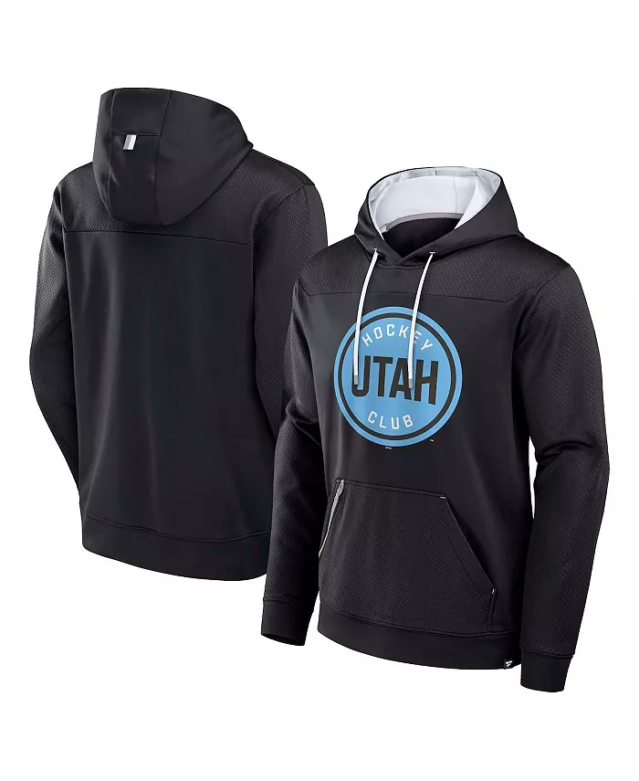 

Мужская черная толстовка с капюшоном Utah Hockey Club Defender Fanatics