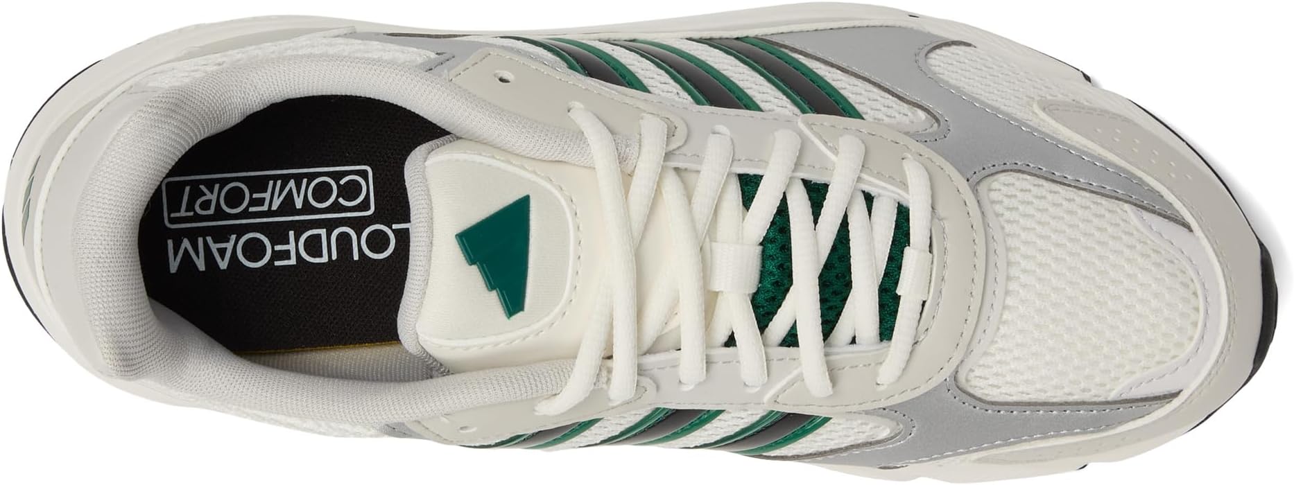 Кроссовки adidas Running CrazyChaos 2000, цвет White/Collegiate Green/Silver Metallic — фото 2