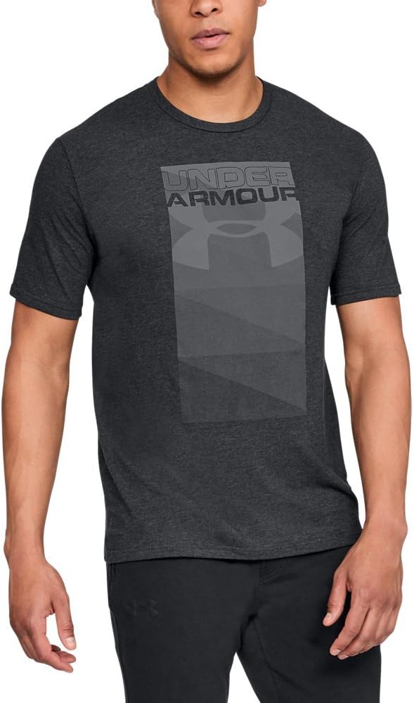 

Мужская футболка с градиентом и надписью Under Armour, Black Medium Heather (002)/Steel, Черный, Мужская футболка с градиентом и надписью Under Armour, Black Medium Heather (002)/Steel