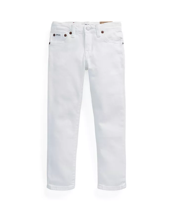 Джинсы Sullivan Slim Stretch для малышей и мальчиков Polo Ralph Lauren, белый — фото 4