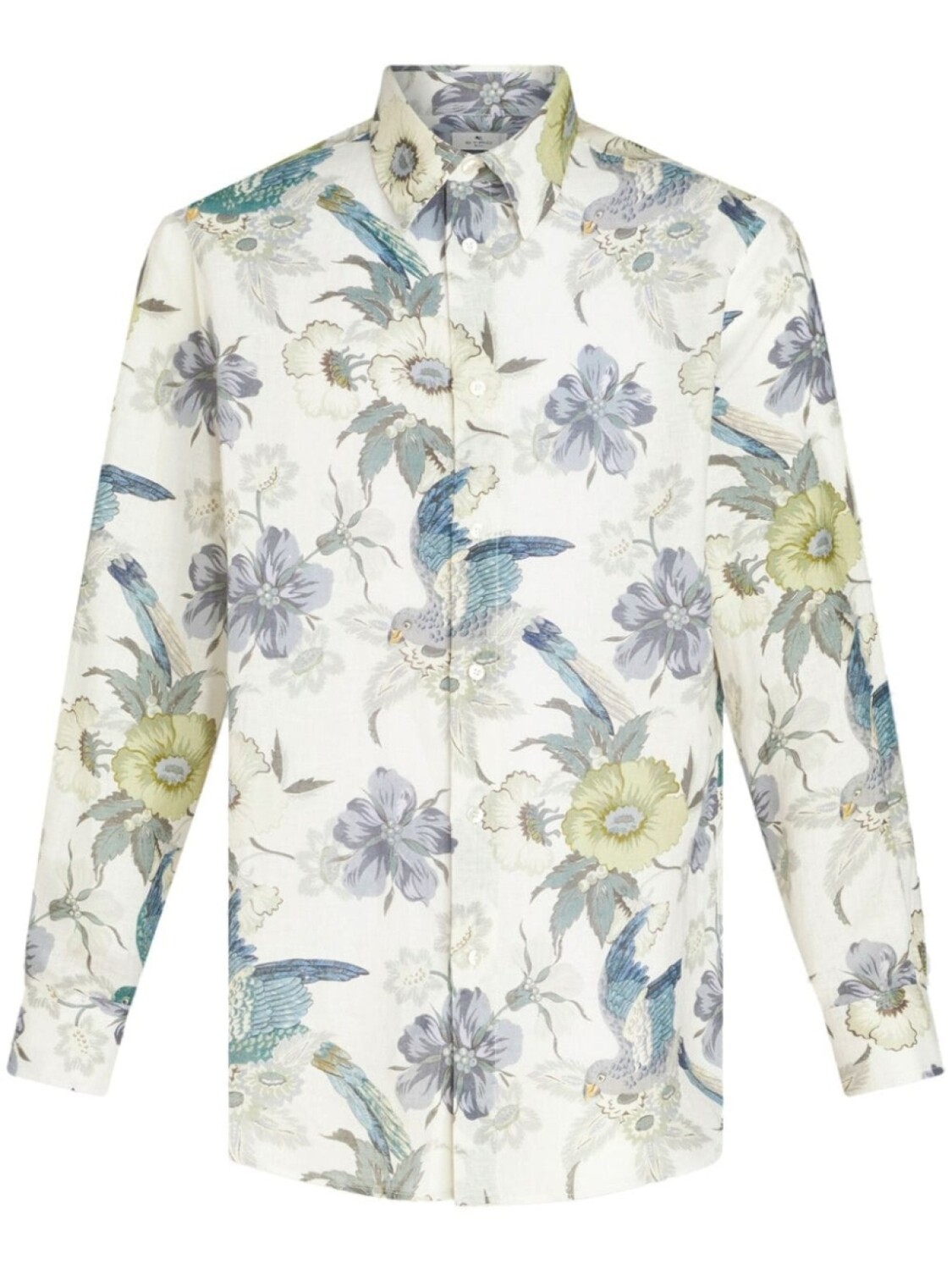 

ETRO рубашка с цветочным принтом, белый