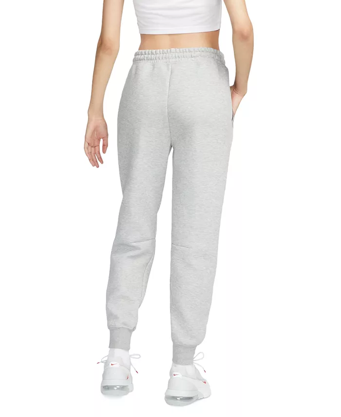 Женские спортивные брюки Tech Fleece Mid-Rise Nike, серый — фото 3
