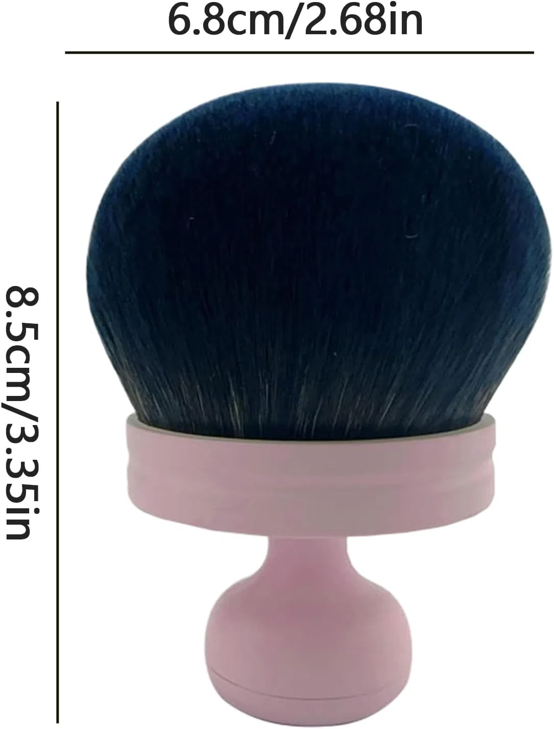 Кисть для макияжа Body Bee Brush, синтетическая щетина, розовый — фото 2