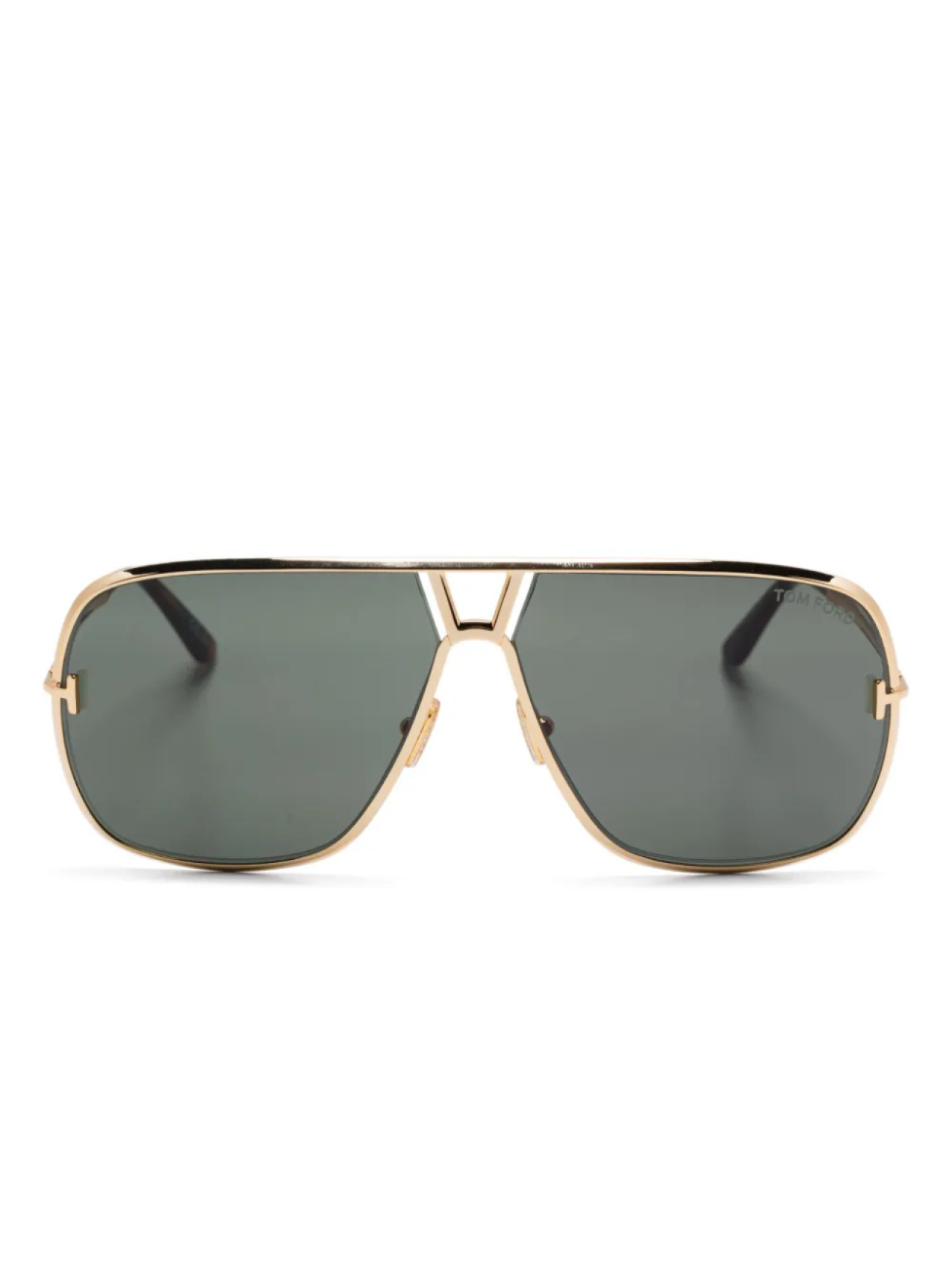 

TOM FORD Eyewear солнцезащитные очки-пилоты, золотой
