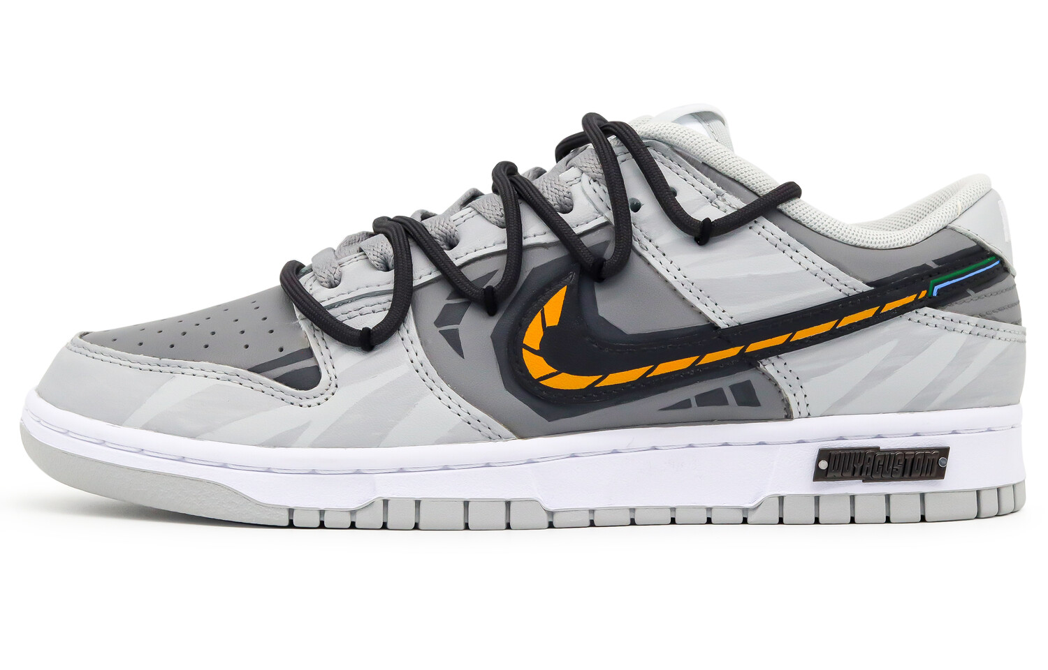 

Кроссовки Nike Dunk Skateboarding Shoes Unisex Low-top Grey/orange, серый/оранжевый