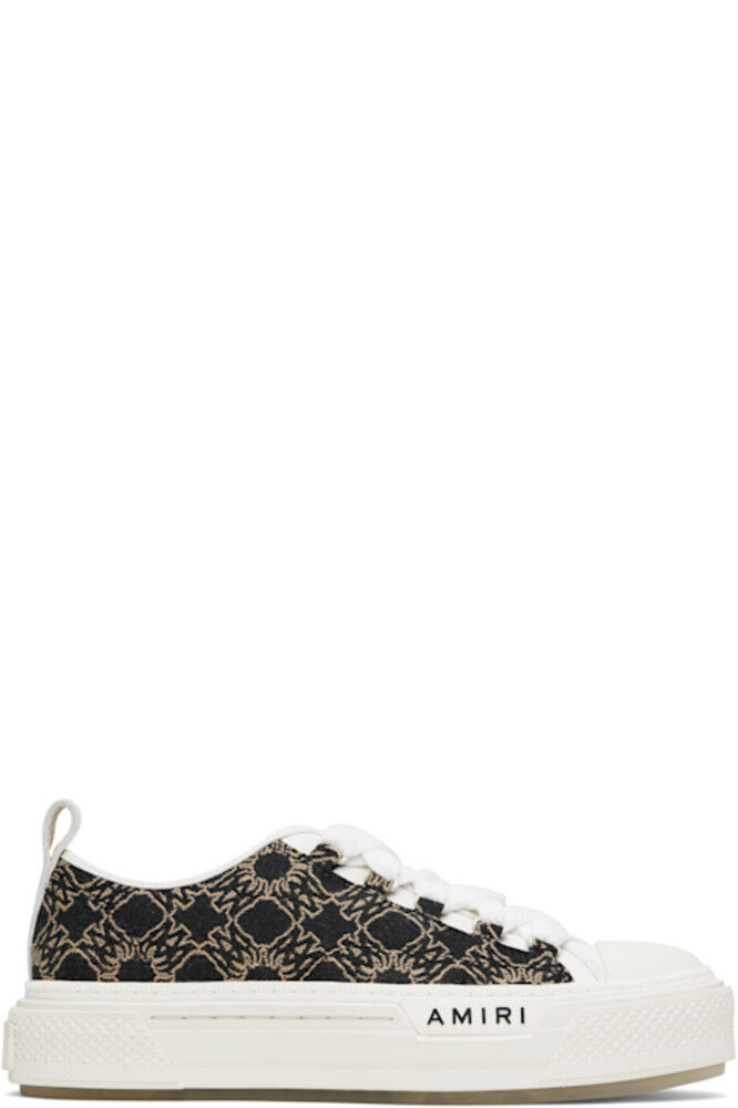 

Белые и черные кроссовки MA Quad Jacquard Court AMIRI