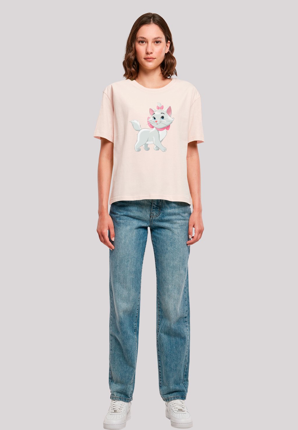 

Футболка с принтом DISNEY ARISTOCATS MARIE BEAUTY CAT F4NT4STIC, розовый