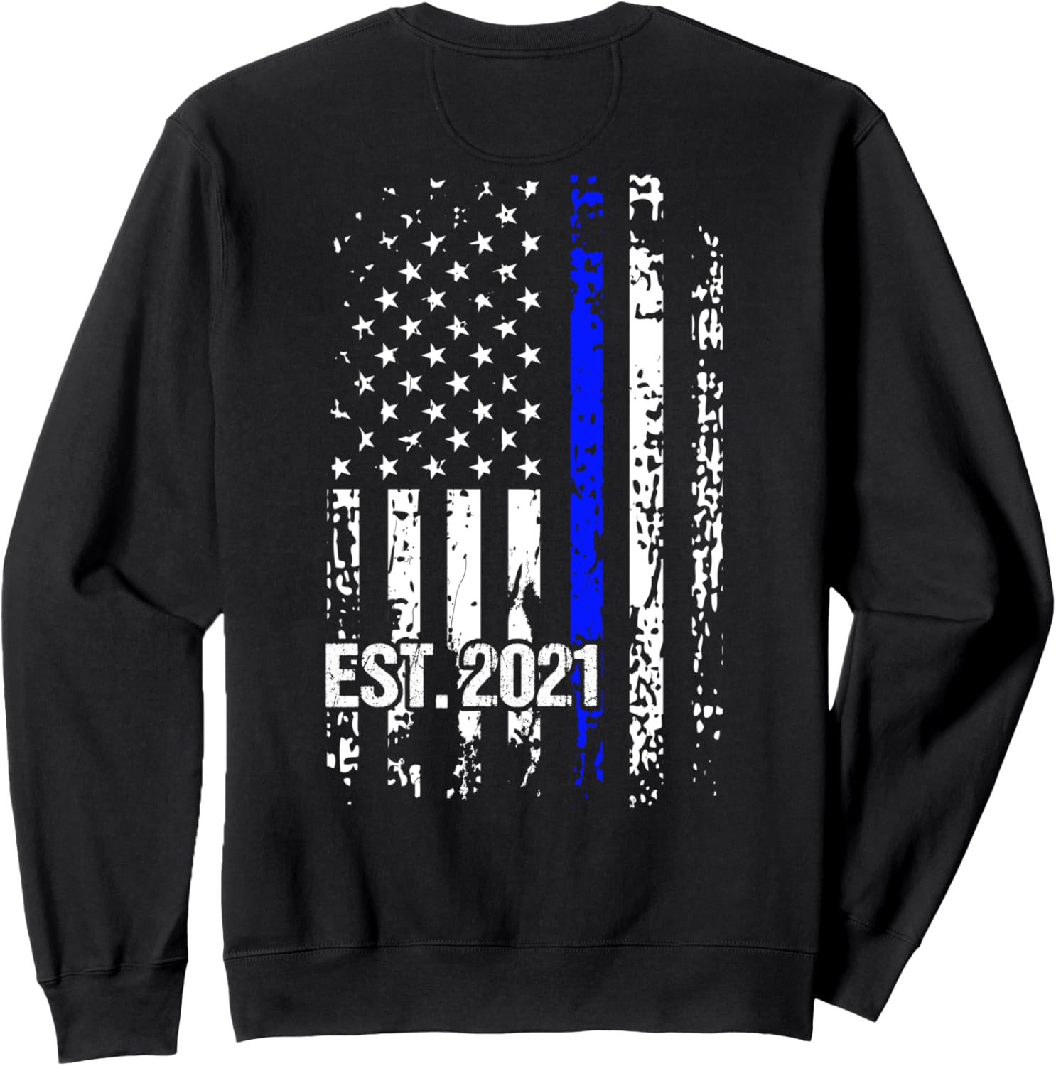 

Футболка с принтом на спине для выпускников полицейской академии 2021 года, черная, размер S Police Graduation Gifts & Shirtz