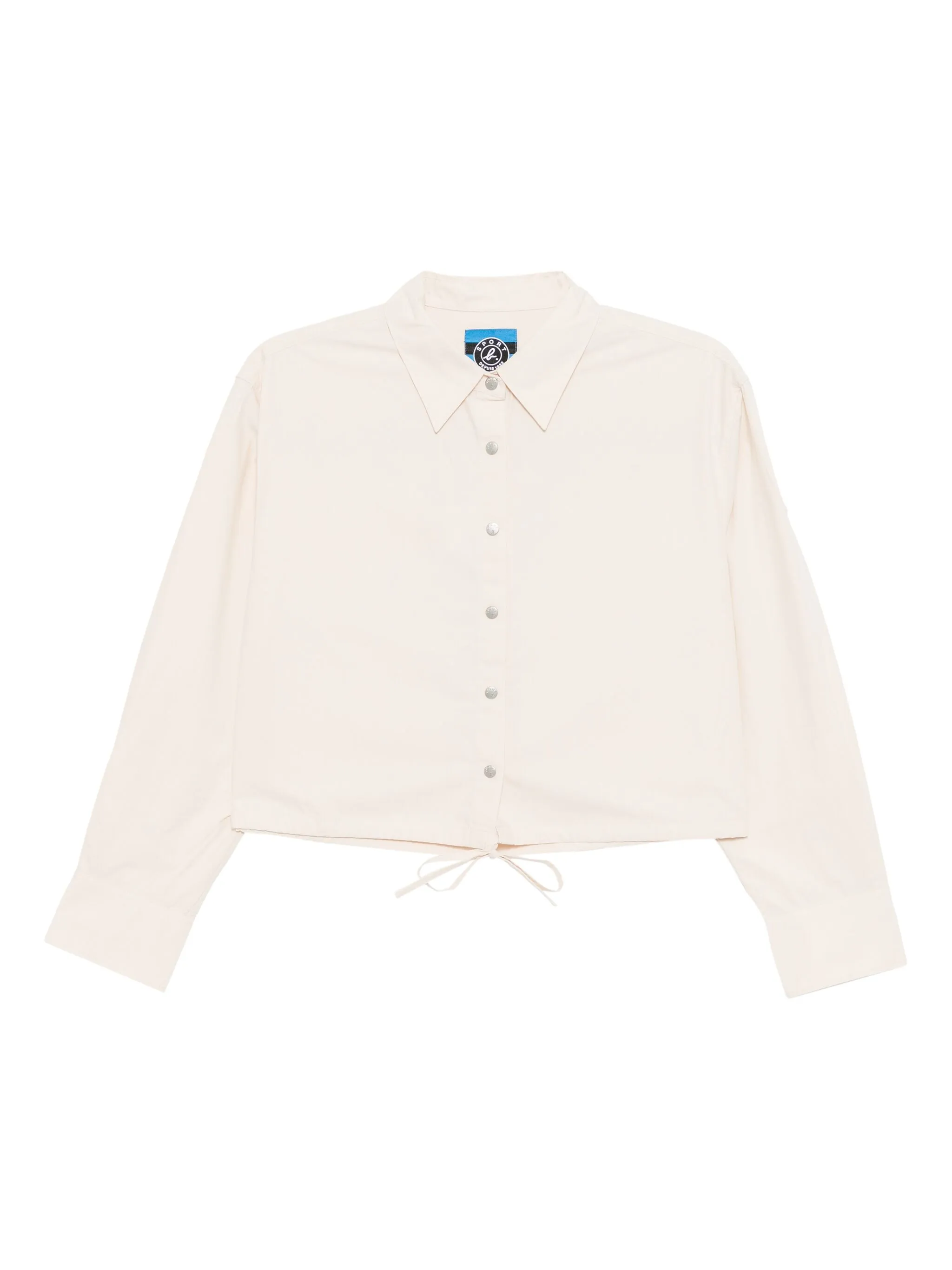 

Укороченная рубашка Sport B. By Agnès B., кремовый