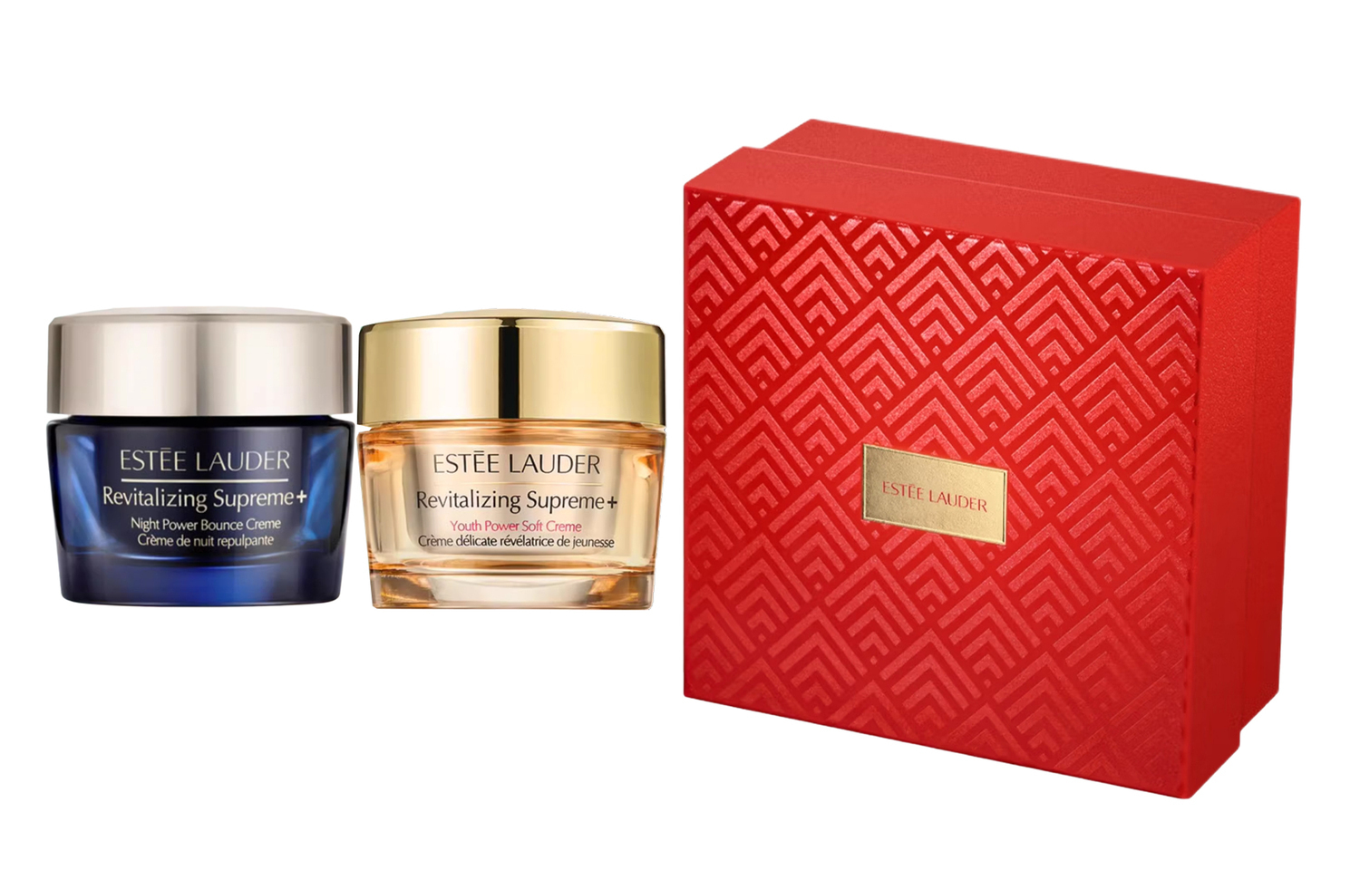 ESTEE LAUDER Yashilandai новогоднее лимитированное издание Zhiyan вечерний набор крем для лица подтягивающий, увлажняющий, восстанавливающий 75мл+75мл — фото 2