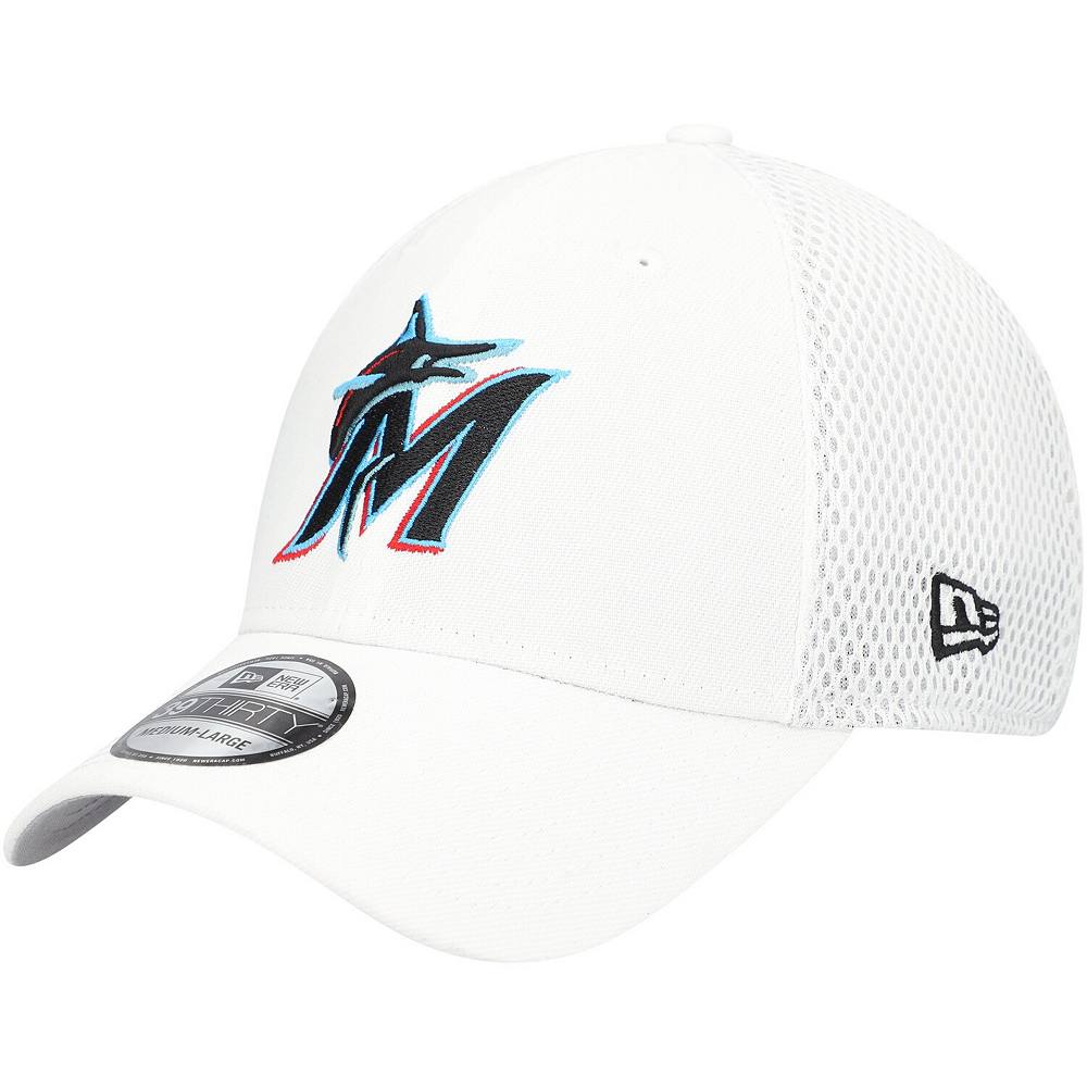 

Мужская кепка New Era White Miami Marlins REPREVE Neo 39THIRTY Flex Hat, цвет Mrl White