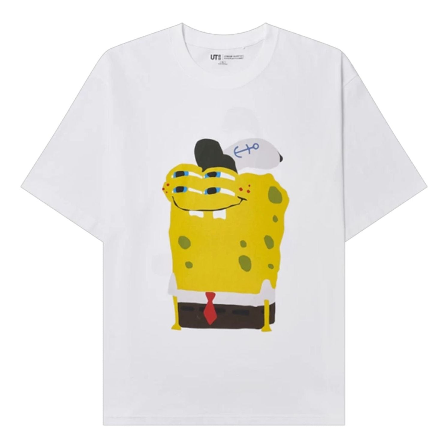 

Футболка UNIQLO x Cactus Plant Flea Market Spongebob Squarepants UT Graphic T-Shirt 'White'
