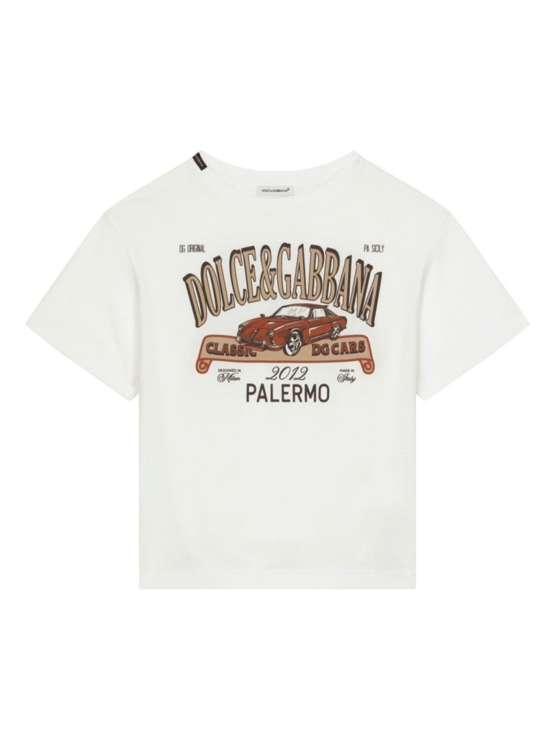 

Dolce & Gabbana Kids футболка из хлопка с логотипом, белый