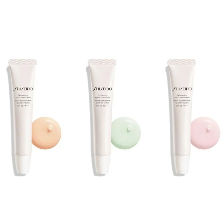 SHISEIDO Крем-праймер для контроля жирности перед макияжем Natural Clear 32g, # Pink — фото 3