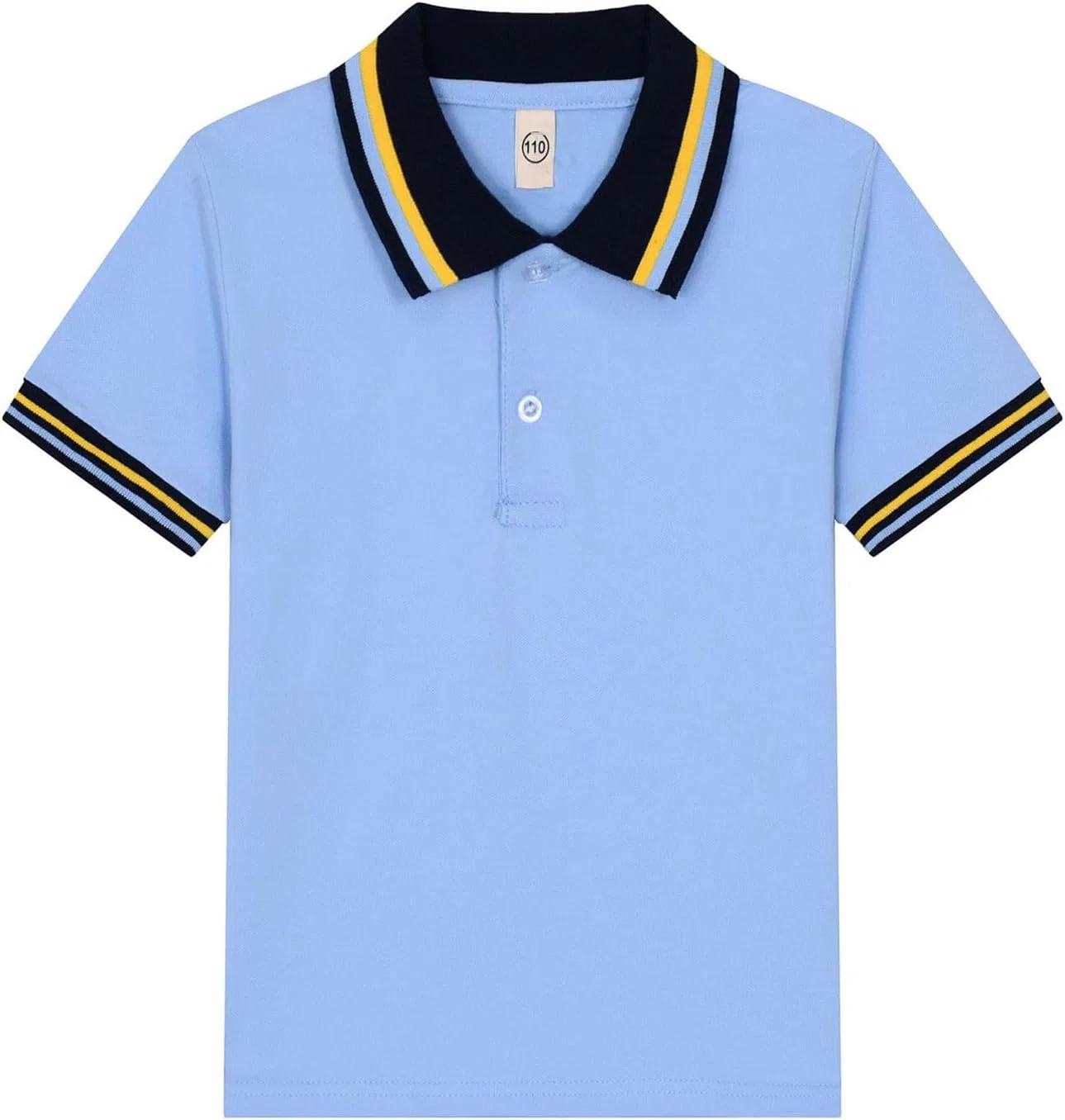 Детское поло Classic Fit, Cotton Stretch, Yellow