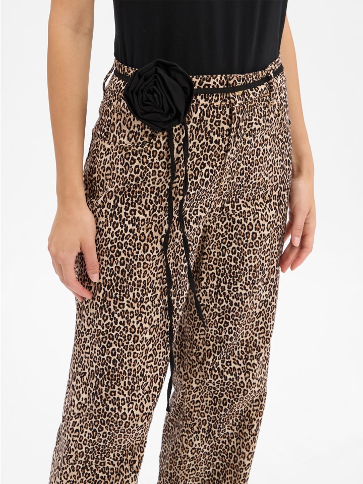 

Брюки Baggy Rose цвета верблюжий черный Liu Jo