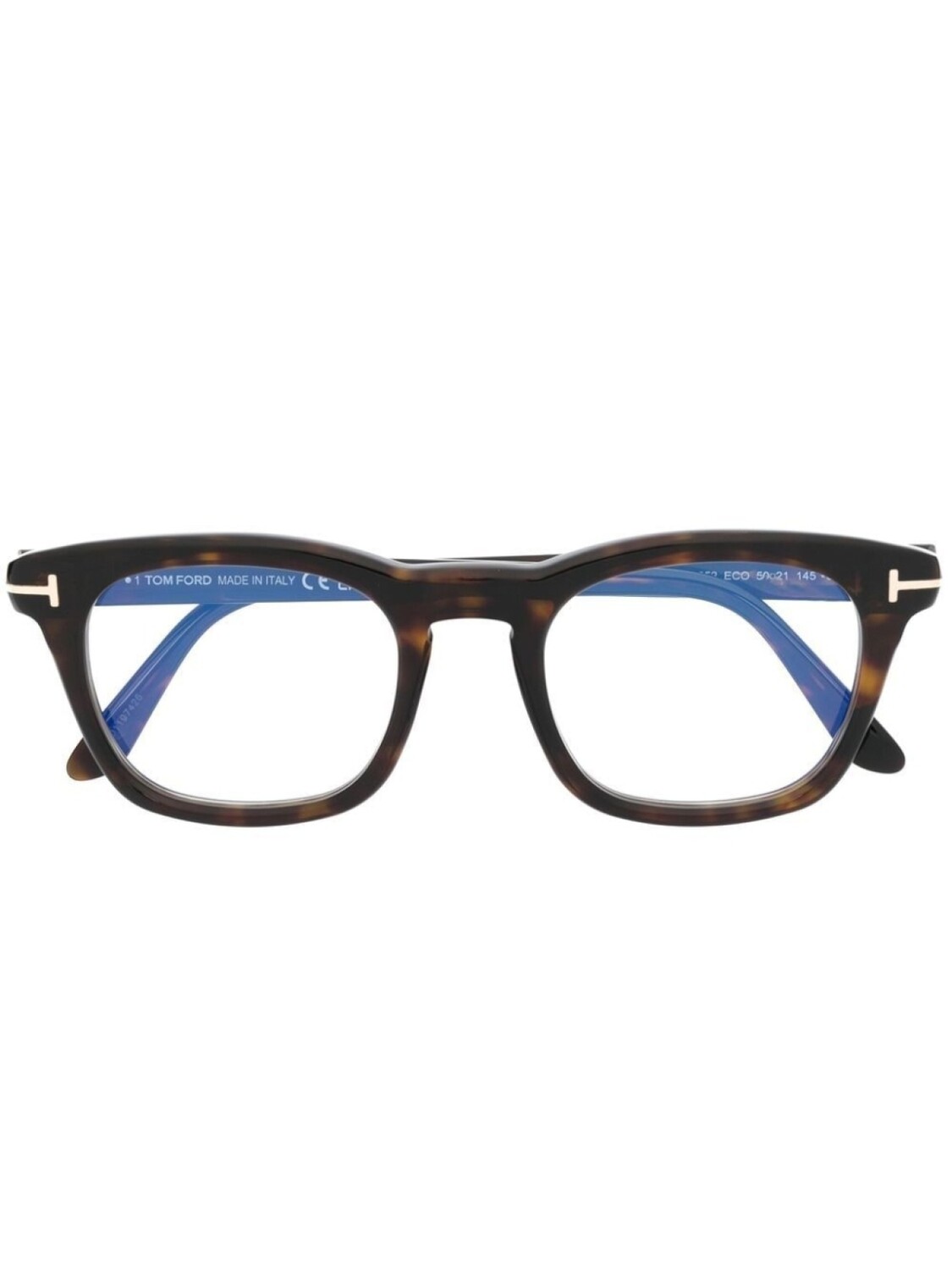 

TOM FORD Eyewear очки с логотипом, коричневый