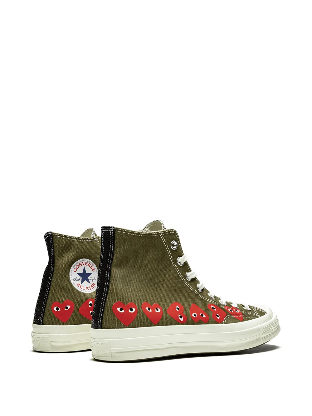 Высокие кеды Chuck 70 из коллаборации с Comme des Garçons Converse, зеленый — фото 3